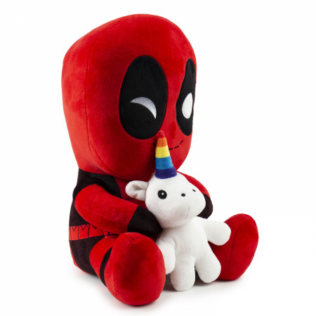 Deadpool Unicorn Riding 16" HugMe Plush