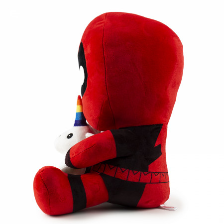 Deadpool Unicorn Riding 16" HugMe Plush