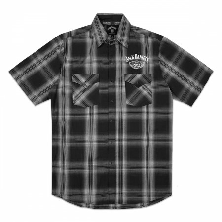 Jack Daniels Old No.7 Plaid Button Down Shirt