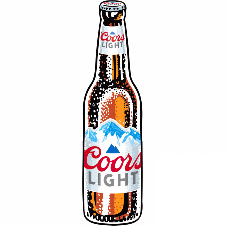 Coors Light Frosty Bottle Metal Sign