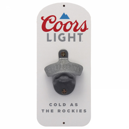 Coors Light Cold as the Rockies Wall Bottle Opener