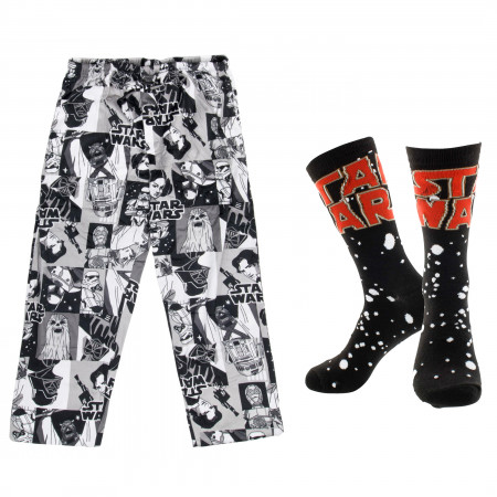 Star Wars Sleep Pants and Socks Bundle