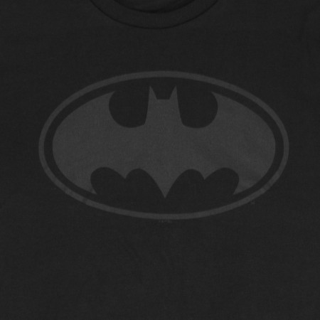 Batman Black on Black Logo T-Shirt