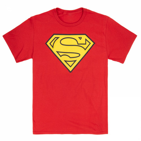 Superman Cape Logo Red T-Shirt