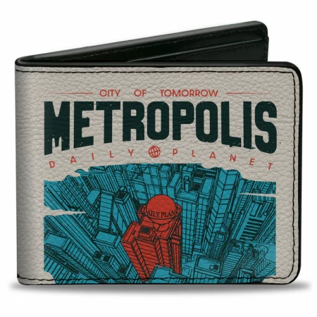 Superman Metropolis Daily Planet Bi-Fold Wallet