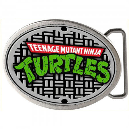 Teenage Mutant Ninja Turtles TMNT Manhole Cover Belt Buckle