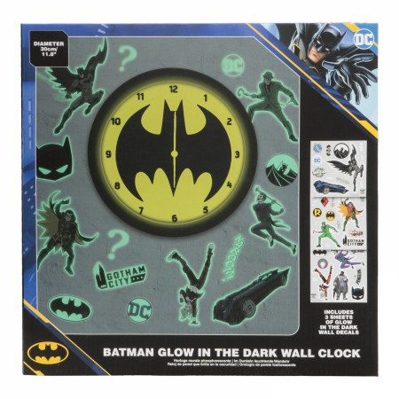 Batman Glow In The Dark Wall Clock