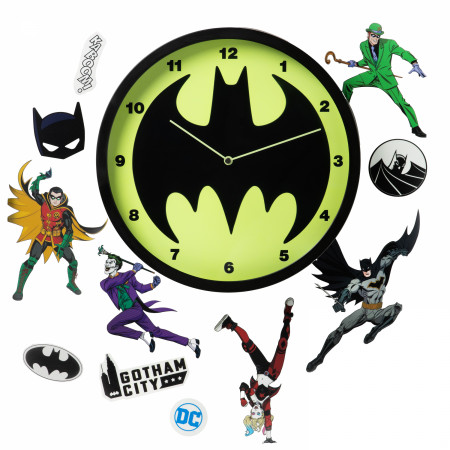 Batman Glow In The Dark Wall Clock