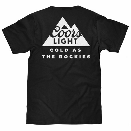 Coors Light Cold as the Rockies Front-Back T-Shirt