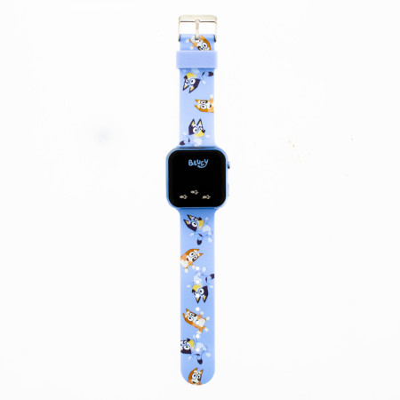 Bluey and Bingo LED Wrist Watch with Printed Straps