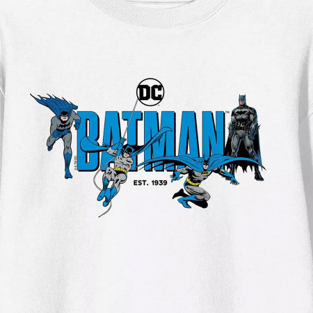 DC Comics 90th Anniversary Retro Comic Batman Sweatshirt