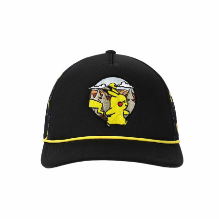 Pokemon Pikachu Foam Trucker Hat With Embroidery