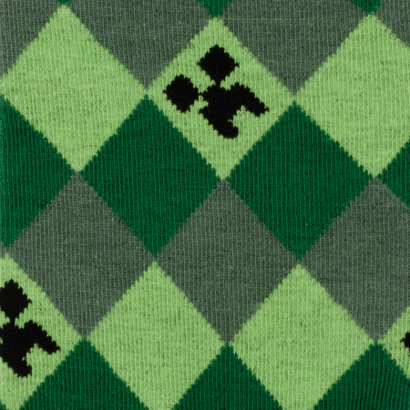 Minecraft Creeper Men's 3 Premium Sock Set