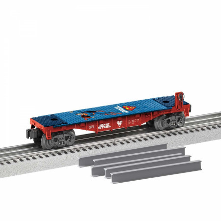 Lionel DC Comics Superman Man of Steel i-Beam Flatcar