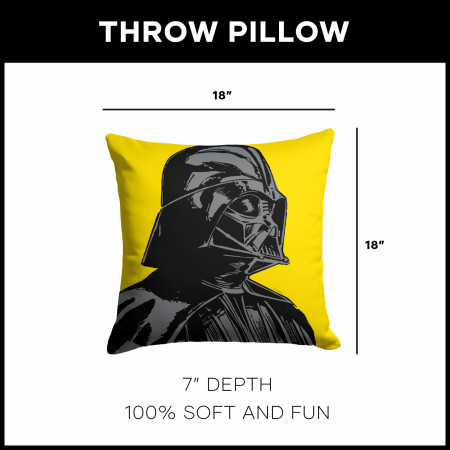 Star Wars Darth Vader Pop Art Throw Pillow