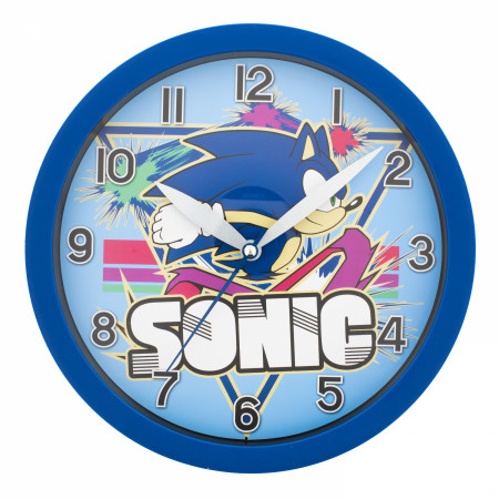 Sonic The Hedgehog 90’s Style 9.5" Wall Analog Clock