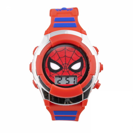 Spider-Man Flashing LCD Kid's Watch