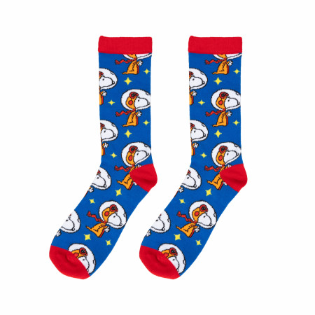 Peanuts Snoopy in Space Crew Socks