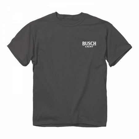 Busch Light Trucking in The Mountains Front and Back T-Shirt