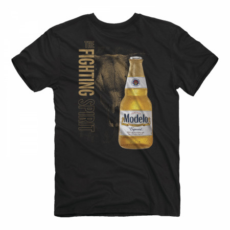 Modelo The Fighting Spirit Front and Back Print T-Shirt