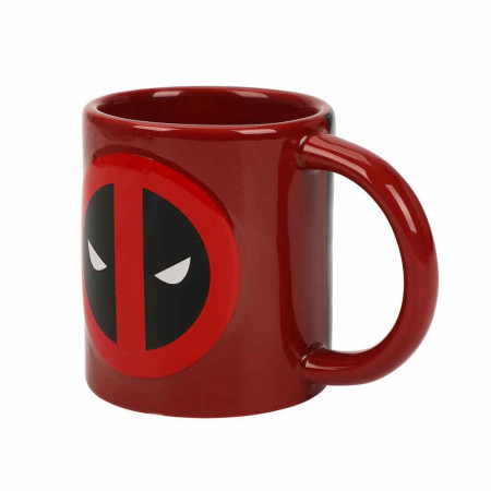 Deadpool Chest & Logo 16 oz. Sculpted Mug