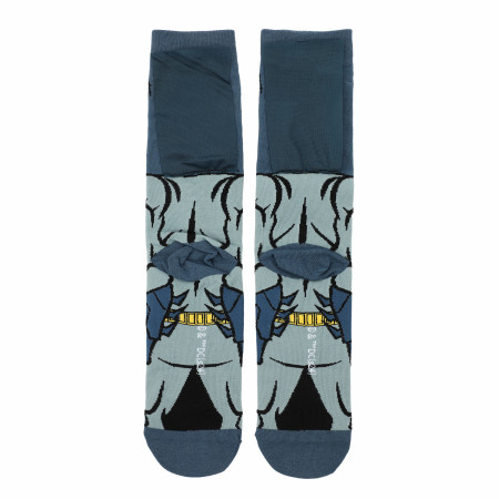 Batman Rebirth 360 Character Crew Socks with Cape