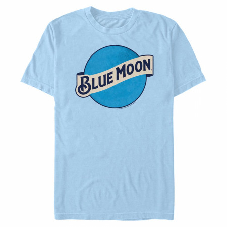 Blue Moon Logo Light Blue T-Shirt