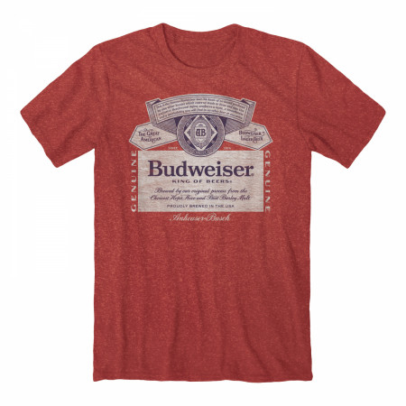 Budweiser King of Beers Print T-Shirt