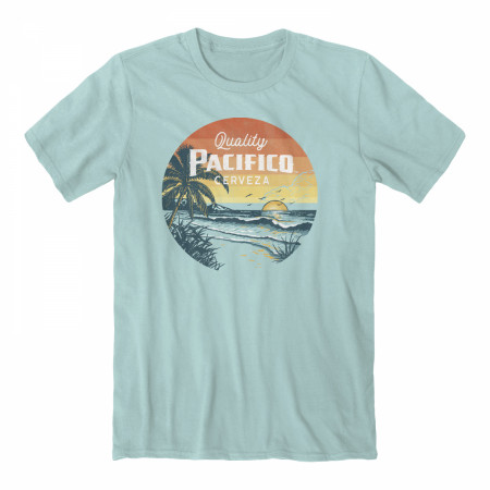 Pacifico Cerveza Vintage Sun Print T-Shirt