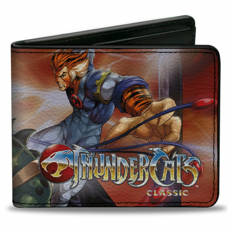 Thundercats Slithe Cheetara Tygra Battle Scene Bi-Fold Wallet