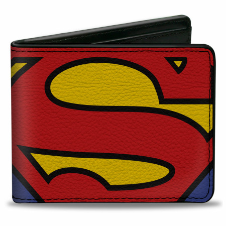 Superman Close-Up Logo Bi-Fold Wallet