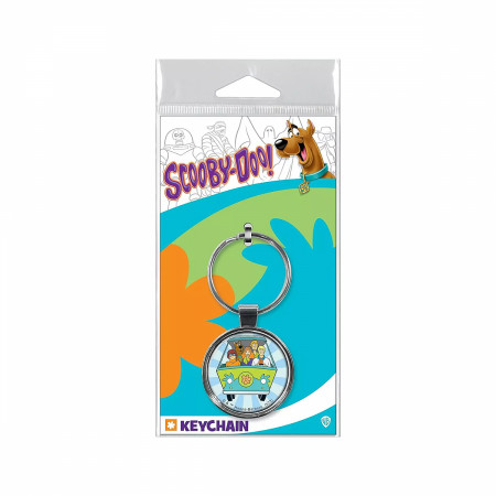 Scooby-Doo Group in Mystery Machine Keychain