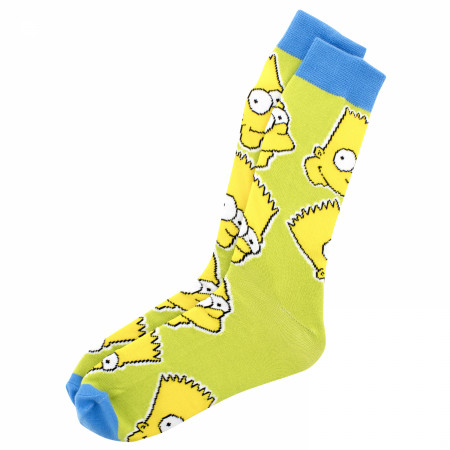 The Simpsons Bart Homer and Krusty 6-Pack Crew Socks