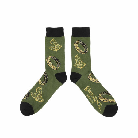 Lord of the Rings Mixed Art 5-Pair Pack of Crew Socks