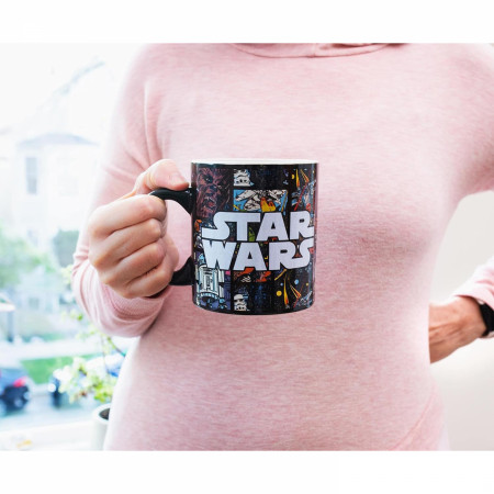 Star Wars Comic Strip Logo 20oz Ceramic Mug