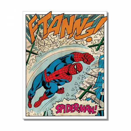 Spider-Man Action Tin Sign