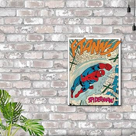 Spider-Man Action Tin Sign