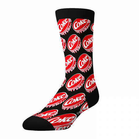 Coca-Cola Logo Adult Crew Socks 3-Pack