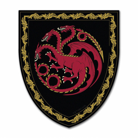 Game of Thrones House of the Dragon House Targaryen Shield Car Decal