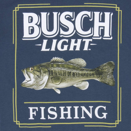 Busch Light Fishing Plaque Navy Colorway T-Shirt