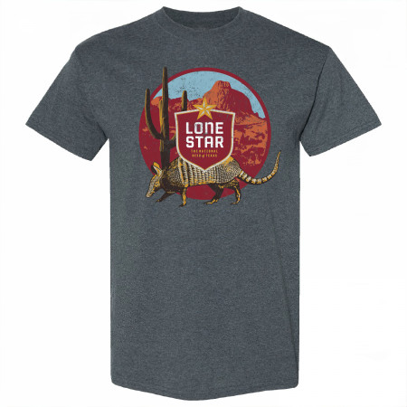 Lone Star Beer Happy Hour Grey Colorway T-Shirt