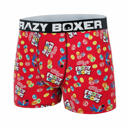 Crazy Boxer Kellogg's Froot Loops & Toucan Sam All Over Print Men's Boxer Briefs