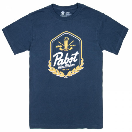 Pabst Blue Ribbon Golf 19th Hole Navy Colorway T-Shirt