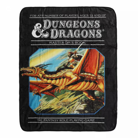 Dungeons & Dragons Vintage Master DM's Book Throw Blanket