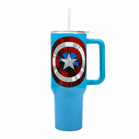 Captain America Armor 40oz. Stainless Steel Tumbler