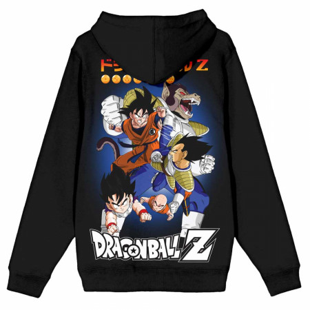 Dragon Ball Z Front and Back Print Pullover Hoodie