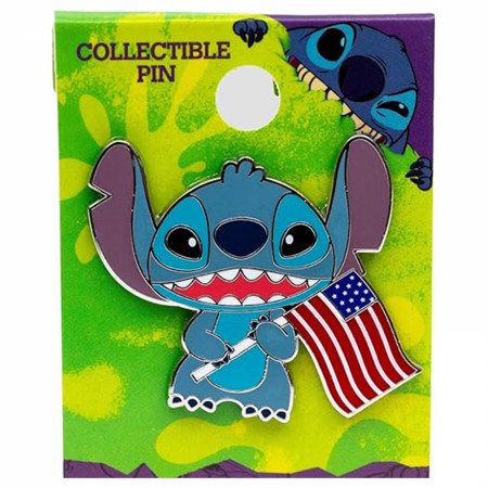 Lilo and Stitch 4th of July Enamel Pin