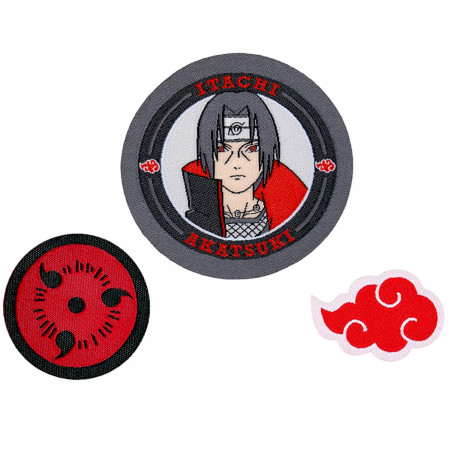 Naruto Shippuden Itachi Patches 3-Pack