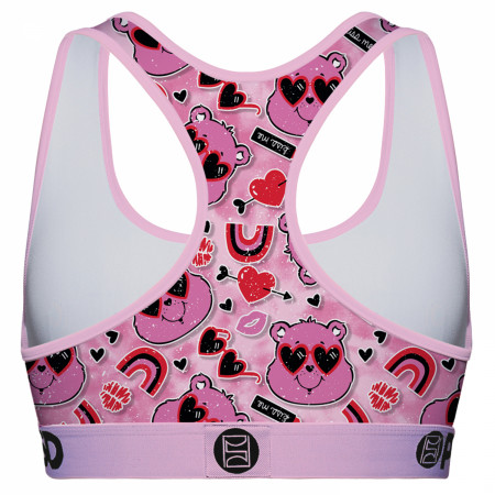 Care Bears Lipstick Rainbows PSD Sports Bra