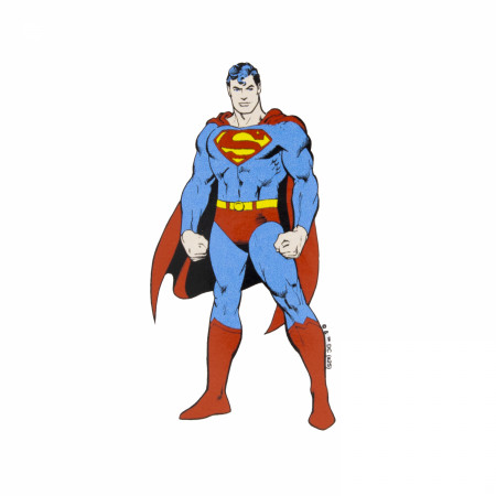 Superman Classic Pose Die Cut Sticker